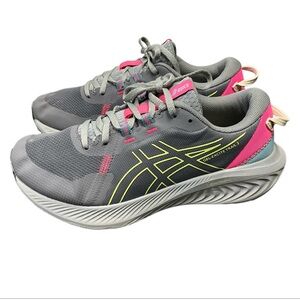 ASICS Women's Gray and Pink Athletic Shoes Size 8